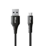 Trust Ndura 1m fekete USB-MicroUSB kábel