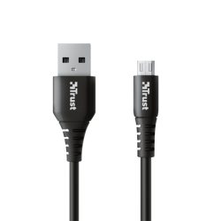 Trust Ndura 1m fekete USB-MicroUSB kábel