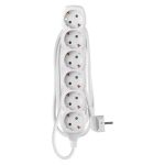   Emos P0621 1,4 m / 6 aljzat / fehér / PVC / 1 mm2 hosszabbító