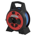   Emos P08620W 20 m/3 aljzat/kék/PVC/230 V/1,5 mm2 fagyásálló kábeldob