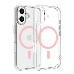   Dviced DV511008 MagSafe iPhone 16 átlátszó/rózsaszín hátlap