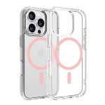   Dviced DV511022 MagSafe iPhone 16 Pro átlátszó/rózsaszín hátlap