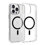   Dviced DV511032 MagSafe iPhone 16 Pro Max átlátszó/fekete hátlap