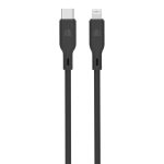   Dviced DV110003 1,25m Type-C - Lightning fekete adat- és töltőkábel