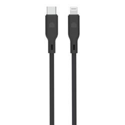 Dviced DV110003 1,25m Type-C - Lightning fekete adat- és töltőkábel