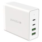   Dviced DV211001 100W 2xUSB/2xType-C GaN fehér asztali töltő