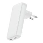 Dviced DV221001 45W 2xType-C GaN fehér hálózati töltő