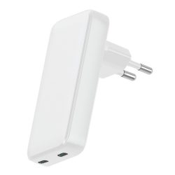 Dviced DV221001 45W 2xType-C GaN fehér hálózati töltő