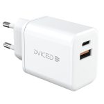   Dviced DV221008 35W USB/Type-C GaN fehér hálózati töltő + Type-C kábel