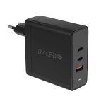   Dviced DV221012 65W 2xType-C/USB GaN fekete hálózati töltő