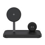   Dviced DV230005 15W 3in1 fekete vezeték nélküli töltő állomás + adapter & kábel