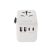 Dviced DV240002 28W UK, EU, USA, Ausztrália GaN fehér utazó adapter