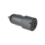 Dviced DV250003 60W 2xType-C/USB szürke autós töltő