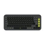   Logitech POP Icon Keys US vezeték nélküli grafitszürke/zöld billentyűzet