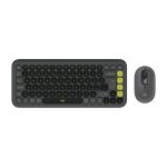   Logitech 920-013140 POP Icon Combo US vezeték nélküli grafitszürke/zöld billentyűzet és egér
