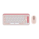   Logitech 920-013142 POP Icon Combo US vezeték nélküli rózsaszín/piszkosfehér billentyűzet és egér