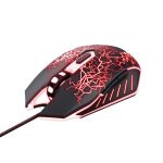 Trust GXT 105X Izza vezetékes fekete gamer egér