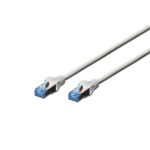 DIGITUS Cat.5e SF/UTP PVC 0,5m szürke patch kábel