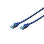 DIGITUS Cat.5e SF/UTP PVC 1m kék patch kábel