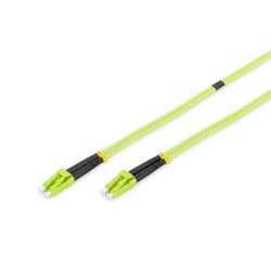 DIGITUS DK-2533-01-5 Duplex 2xLC + 2xLC multimodusú OM5 50/125 LSOH 1m optikai patch kábel
