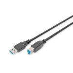   DIGITUS Super Speed 3.0 USB type-B - USB type A fekete kábel 1,8m