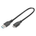 DIGITUS Super Speed 3.0 micro USB B - USB type A kábel 0,25