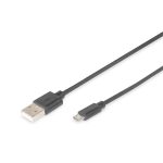 DIGITUS High Speed 2.0 micro USB B - USB type A kábel 1m