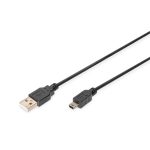 DIGITUS High Speed 2.0 mini USB B - USB type A kábel 1,8m