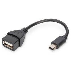 DIGITUS OTG 2.0 mini USB B - USB A anya Adapter
