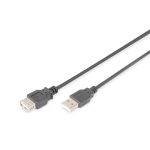   DIGITUS High Speed árnyékolt 2.0 USB hosszabbító kábel 3m