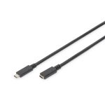   DIGITUS Super Speed UHD 4K 3.1 Gen2 USB Type-C hosszabbító kábel 1,5m