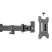 DIGITUS DA-90399 C-bilincses univerzális (VESA 75/100) fekete monitor tartó konzol