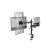 DIGITUS DA-90436 C-bilincses/gyűrűs univerzális (VESA 75 / 100) fekete monitor/notebook tartó konzol