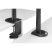 DIGITUS DA-90436 C-bilincses/gyűrűs univerzális (VESA 75 / 100) fekete monitor/notebook tartó konzol
