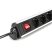 DIGITUS DA-70624 Asztali alumínium 6 schuko dugaljas 2x USB A 1x USB-C  port hálózati elosztó