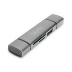   DIGITUS DA-70886 USB Type-A/Type-C 3.2 Gen1 1x MicroSD/SD kártyaolvasó