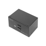   DIGITUS DS-12860 UHD 4K 30Hz 2 port Dual Display HDMI KVM Switch