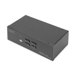 DIGITUS DS-12882 UHD 4K 60Hz 4 port Dual Display Displayport KVM Switch