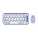   Logitech Pop Icon Combo US vezeték nélküli lila/piszkosfehér billentyűzet és egér
