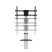 Stell SOS 4050 37"-86" profi TV padlóállvány