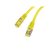 Lanberg PCF6A-10CU-0025-Y Cat.6A S/FTP AWG27 LSZH árnyékolt sárga patch kábel 0,25m