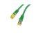 Lanberg PCF6A-10CU-0025-G Cat.6A S/FTP AWG27 LSZH árnyékolt zöld patch kábel 0,25m