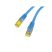 Lanberg PCF6A-10CU-0050-B Cat.6A S/FTP AWG27 LSZH árnyékolt kék patch kábel 0,50m