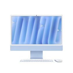 Apple iMac 24"4,5K Retina/M4 chip 10 magos CPU és GPU/24GB/512GB SSD/kék All-in-One asztali számítógép