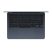 Apple MacBook Air 13"/M2 chip 8 magos CPU és GPU/16GB/256GB SSD/fekete laptop