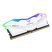 Teamgroup 32GB 6400MHz DDR-5 T-Force Delta (Kit! 2db 16GB) (FF4D532G6400HC40BDC01) fehér memória