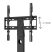 Hama 00220866 FITV 55" forgatható asztali TV állvány