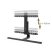 Hama 00220869 FITV 65" forgatható dönthető asztali TV állvány