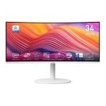  MSI 34" MD342CQPW Business Modern UWQHD VA 100Hz HDM/DP fehér ívelt monitor