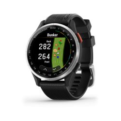 Garmin Approach S44 ezüst fekete okosóra